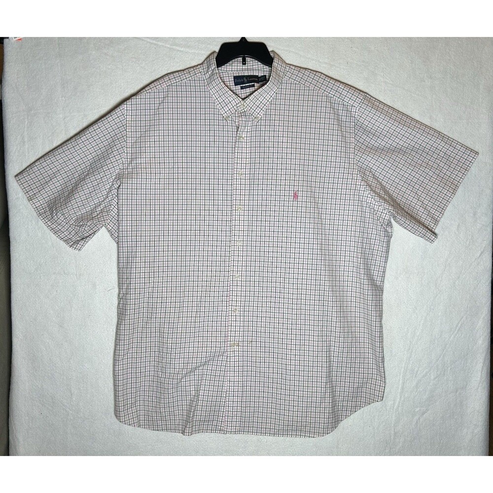 Lot of 4 Ralph Lauren Shirts 4XLT 3 Polos / 1 Button-Down All 100% Cotton EUC